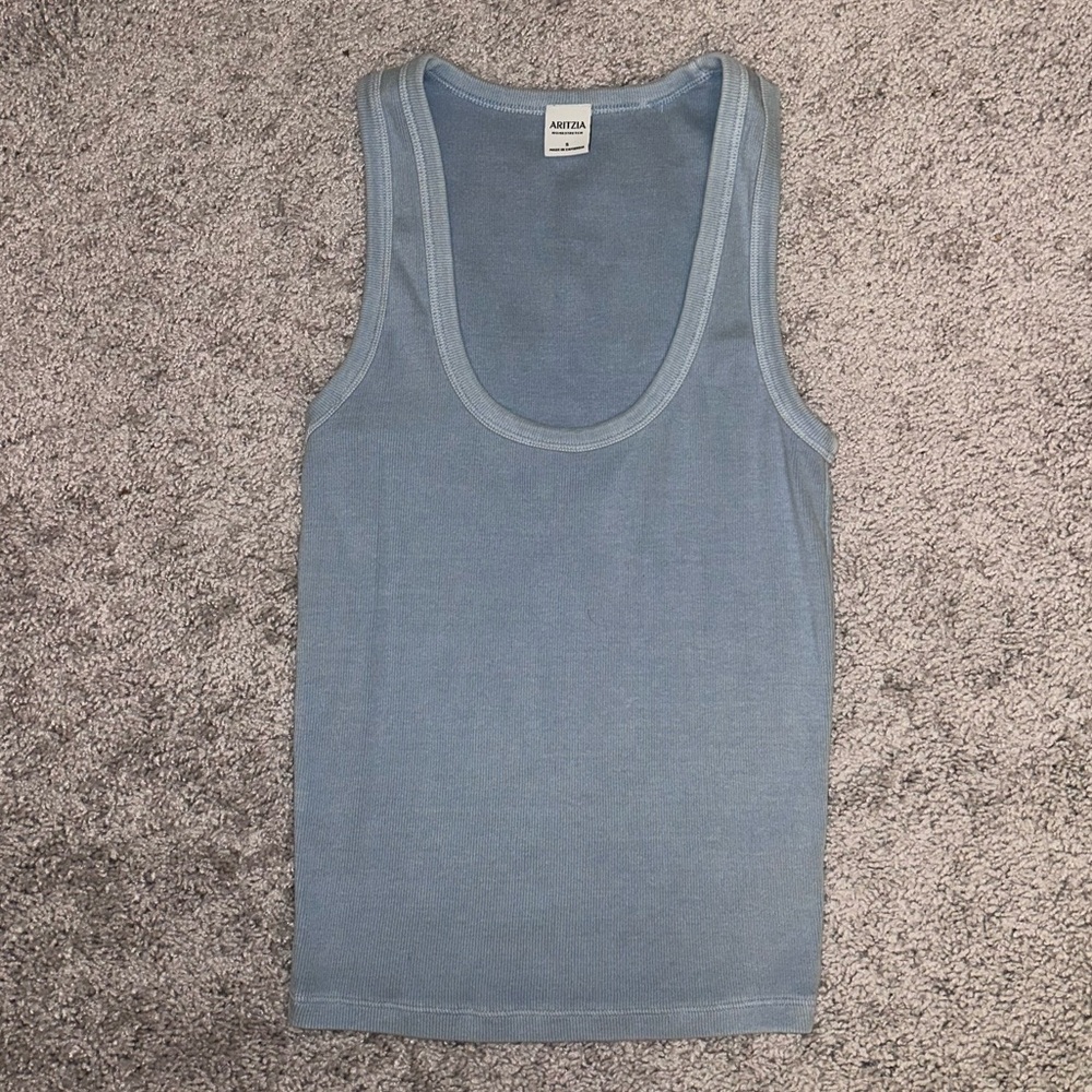 Aritzia Blue Tank Top
